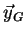 $ \vec{y}_G$