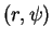 $ (r, \psi)$