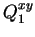 $\displaystyle Q_1^{xy}$