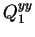 $\displaystyle Q_1^{yy}$